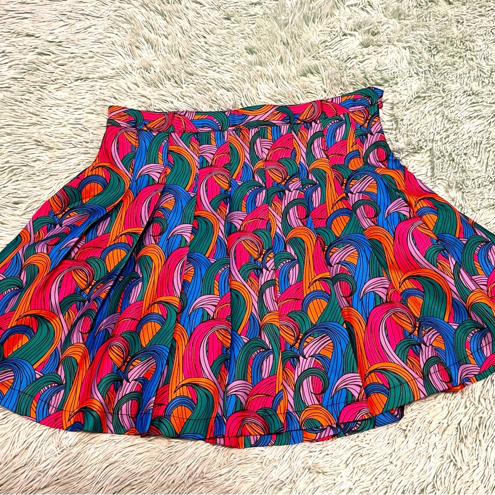 Dolls Kill Geometric Pattern Mini Skirt
